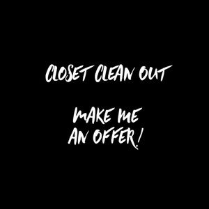 Closet Clean Out!